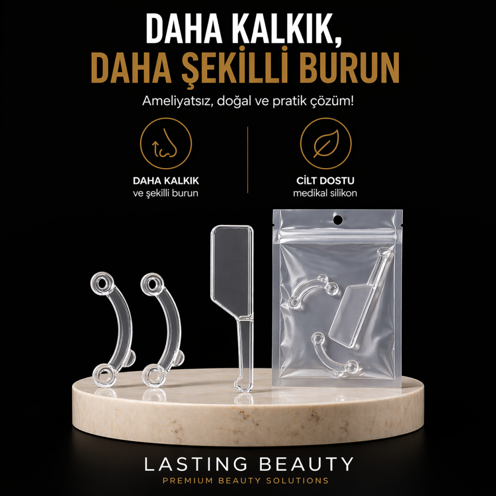 ŞEFFAF BURUN KALDIRMA APARATI BURUN ŞEKİLLENDİRİCİ 