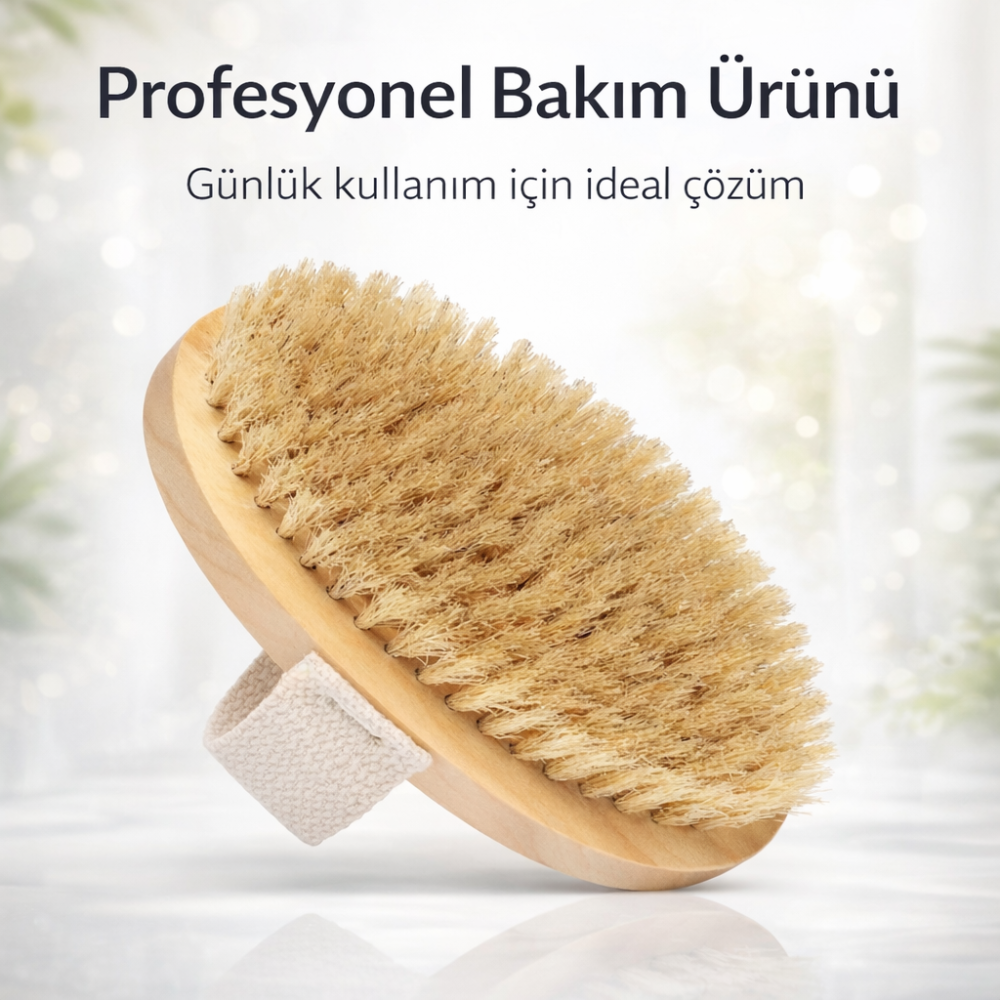 LASTİNGBEAUTY Selülit Karşıtı Doğal At Kılı Selülit Fırçası