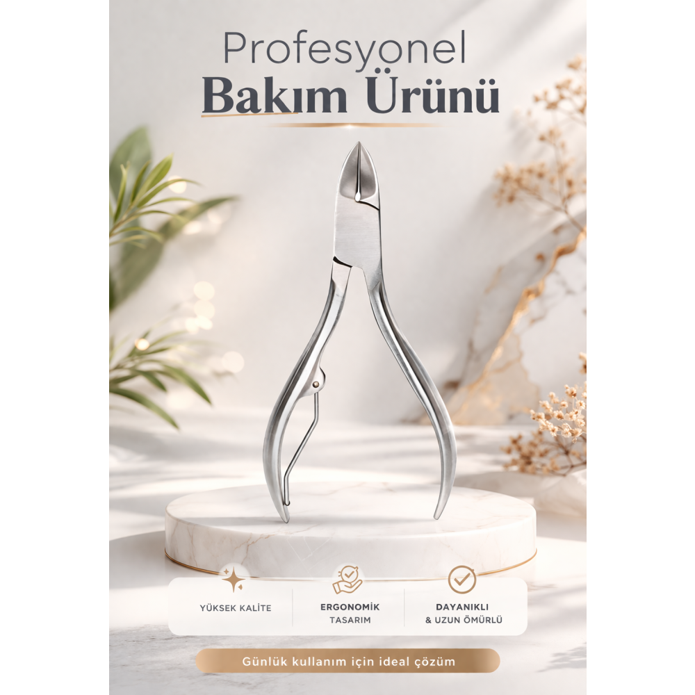 LASTİNGBEAUTY Burun Makası Paslanmaz Çelik Kaş Bıyık Epilasyon 