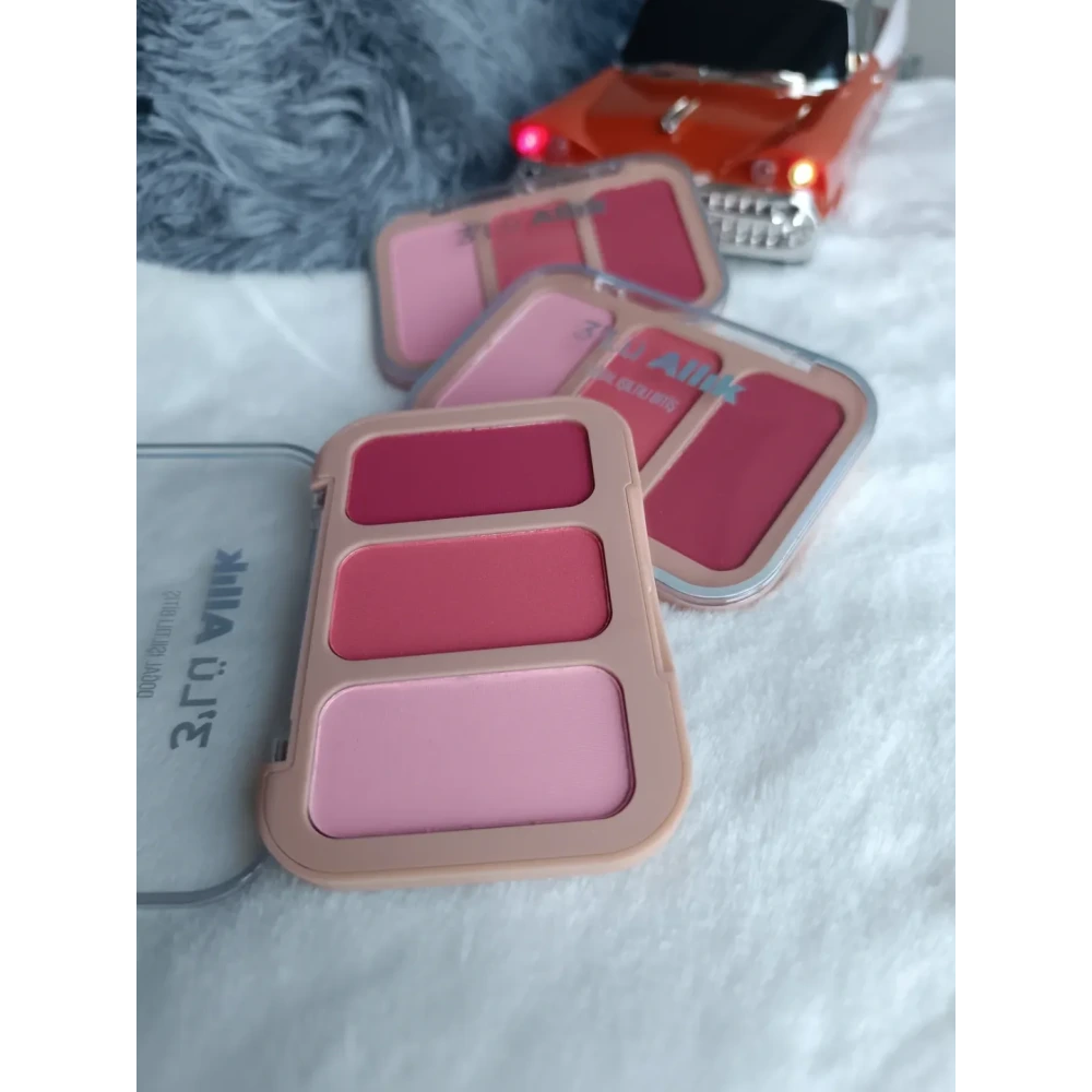  LASTİNGBEAUTY 3'Lü Allık Paleti ( B )