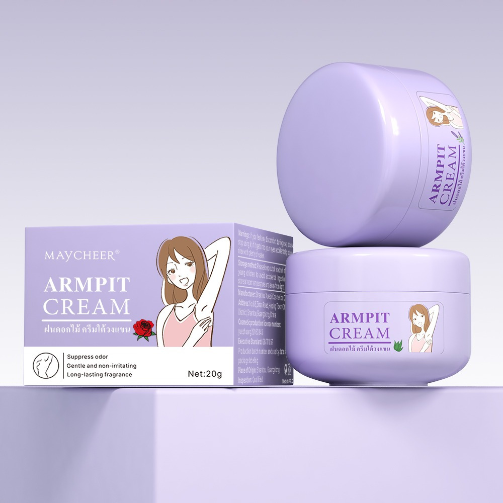 MAYCHEER Koltuk Altı Koku Giderici ve Ter Önleyici Armpit Cream – Uzun Süre Kalıcı Ferahlık – Hassas Ciltlere Uygun 20g