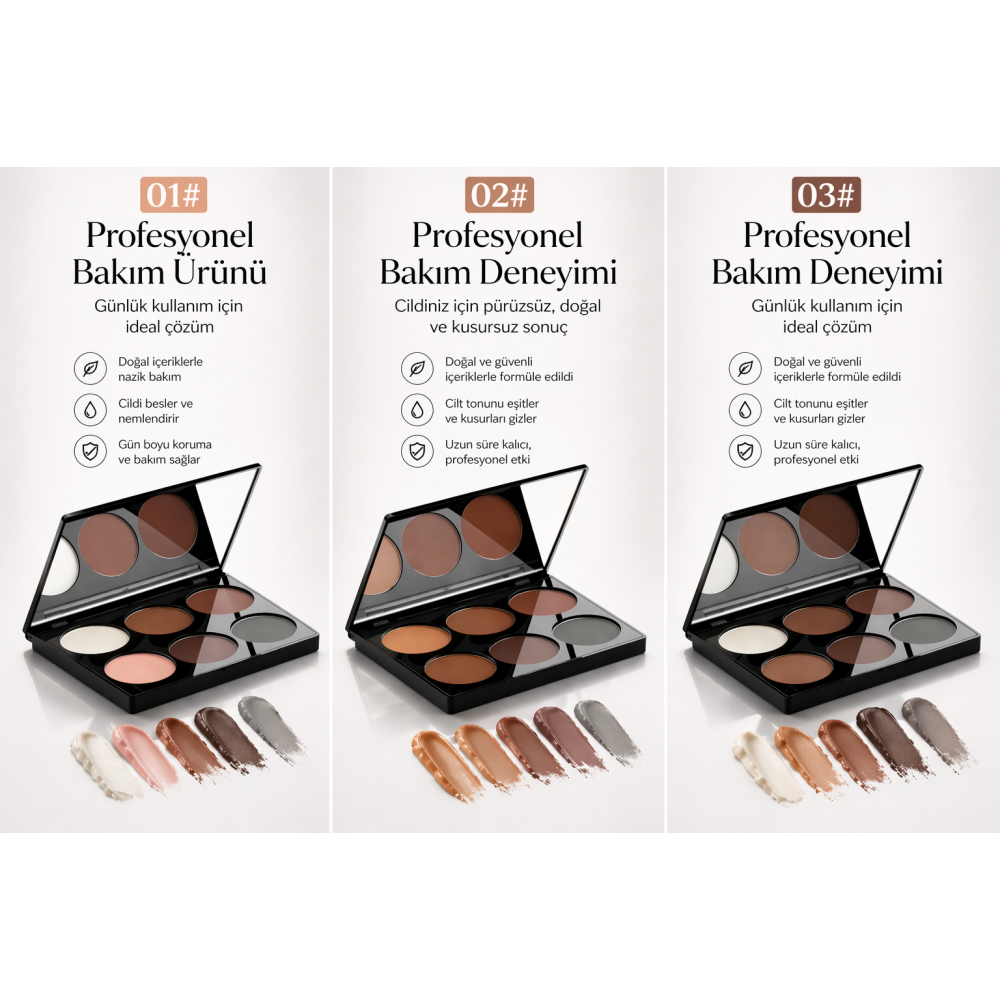 MAYCHEER 6’lı Kontür ve Aydınlatma Paleti