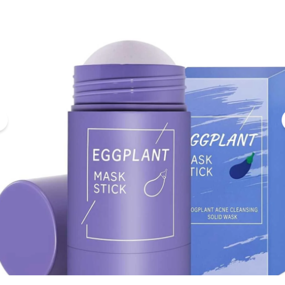 LASTİNGBEAUTY Patlıcan Özlü Maske Stick – Siyah Nokta Karşıtı, Gözenek Sıkılaştırıcı, Yağ Dengeleyici Yüz Maskesi